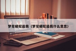 梦见蟒蛇追我（梦见蟒蛇追我什么意思）