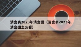 清宫表2023年清宫图（清宫表2023年清宫图怎么看）