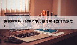 投我以木瓜（投我以木瓜报之以琼剧什么意思）