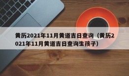 黄历2021年11月黄道吉日查询（黄历2021年11月黄道吉日查询生孩子）