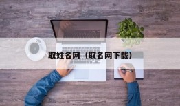 取姓名网（取名网下载）