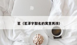 茗（茗泽字取名的寓意男孩）