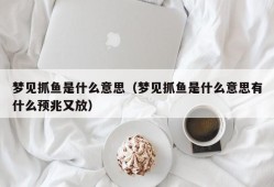 梦见抓鱼是什么意思（梦见抓鱼是什么意思有什么预兆又放）