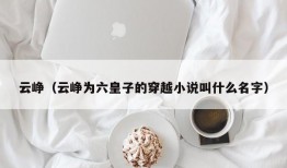 云峥（云峥为六皇子的穿越小说叫什么名字）