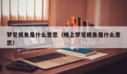 梦见抓鱼是什么意思（晚上梦见抓鱼是什么意思）