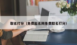 取名打分（免费起名网免费取名打分）