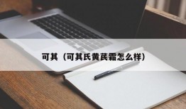 可其（可其氏黄芪霜怎么样）