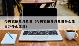 今天农历几月几日（今天农历几月几日什么生肖冲什么生肖）