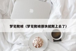 梦见爬坡（梦见爬坡很快就爬上去了）