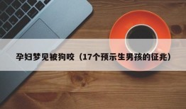 孕妇梦见被狗咬（17个预示生男孩的征兆）