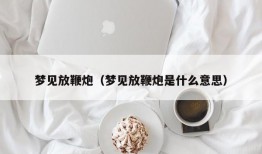 梦见放鞭炮（梦见放鞭炮是什么意思）