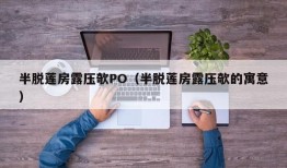 半脱莲房露压欹PO（半脱莲房露压欹的寓意）